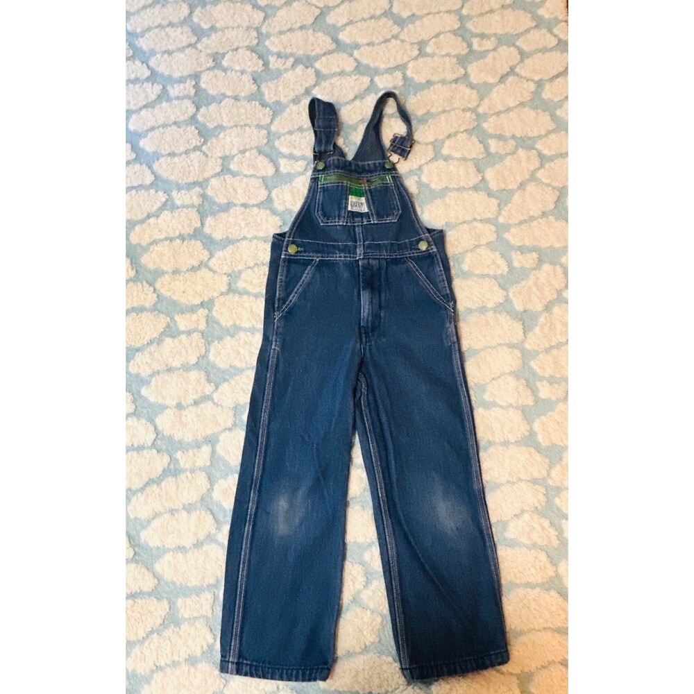 Liberty Blue Denim Bib Overalls Youth Size 7